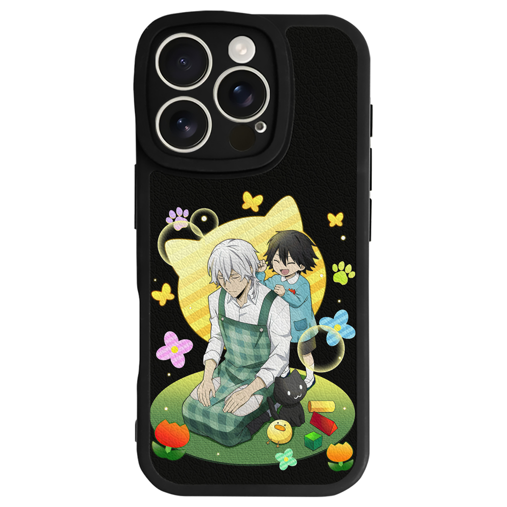 （画像用） 文豪ストレイドッグス Bungo Stray Dogs 【iPhone 16シリーズ対応】シリコンスマホケース（レザー調） 材質：シリコン